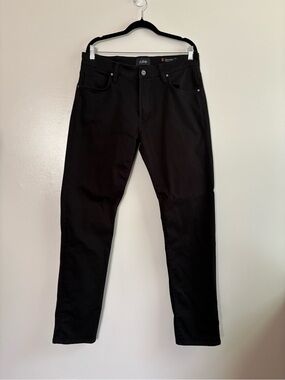 34 Heritage Courage Straight Leg Mid-Rise Double Black Pants Size 36/36